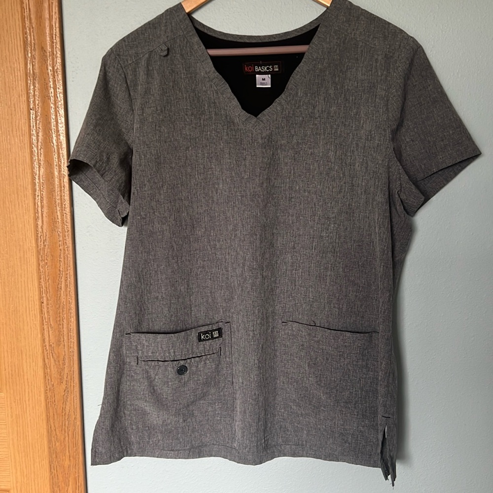 Koi scrub top